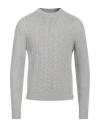 Brooksfield Man Sweater Charcoal Size 48 Virgin Wool In Grey