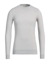 Brooksfield Man Sweater Light Grey Size 42 Wool, Cotton, Polyamide