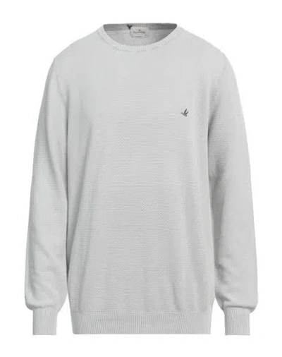 Brooksfield Man Sweater Light Grey Size 46 Cotton