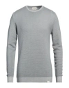 Brooksfield Man Sweater Light Grey Size 46 Virgin Wool In Grey