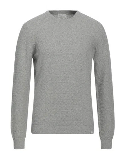 Brooksfield Man Sweater Light Grey Size 48 Wool, Polyester, Silk