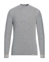 Brooksfield Man Sweater Light Grey Size 48 Virgin Wool, Polyamide In Grey