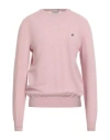 Brooksfield Man Sweater Light Pink Size 44 Virgin Wool