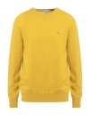 Brooksfield Man Sweater Marigold Size 46 Virgin Wool In Yellow