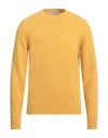 Brooksfield Man Sweater Marigold Size 48 Virgin Wool, Cashmere In Yellow