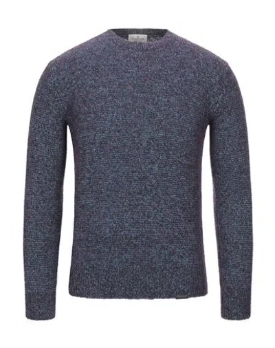 Brooksfield Man Sweater Mauve Size 44 Virgin Wool, Polyamide In Purple