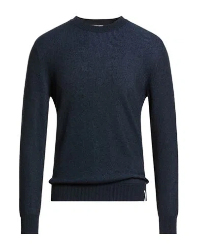 Brooksfield Man Sweater Midnight Blue Size 38 Cotton, Wool, Viscose, Polyamide, Cashmere