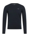 Brooksfield Man Sweater Midnight Blue Size 3xl Cotton In Blue
