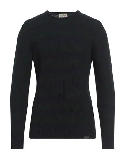 Brooksfield Man Sweater Midnight Blue Size 40 Polyamide, Viscose, Wool, Cashmere