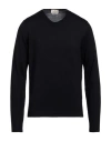 Brooksfield Man Sweater Blue Size 44 Wool In Blue
