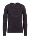Brooksfield Man Sweater Midnight Blue Size 44 Virgin Wool, Polyamide