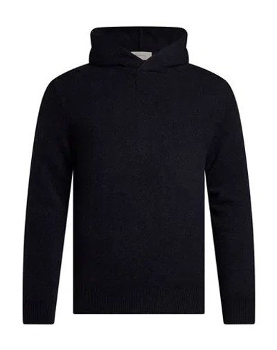 Brooksfield Man Sweater Midnight Blue Size 46 Cotton, Polyamide, Elastane In Black