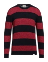 Brooksfield Man Sweater Midnight Blue Size 46 Virgin Wool, Polyamide In Blue