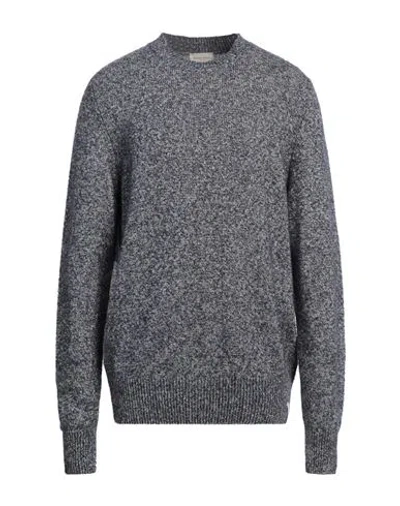 Brooksfield Man Sweater Midnight Blue Size 48 Virgin Wool, Polyamide, Cotton