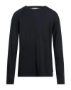 Brooksfield Man Sweater Midnight Blue Size 48 Virgin Wool