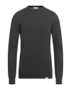 Brooksfield Man Sweater Military Green Size 40 Wool, Cotton, Polyamide