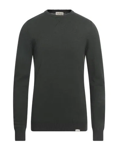 Brooksfield Man Sweater Military Green Size 40 Wool, Cotton, Polyamide