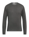 Brooksfield Man Sweater Military Green Size 44 Virgin Wool