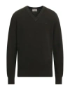 Brooksfield Man Sweater Military Green Size 42 Virgin Wool