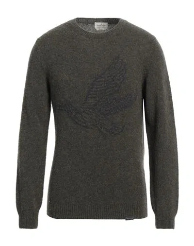 BROOKSFIELD BROOKSFIELD MAN SWEATER MILITARY GREEN SIZE 42 VIRGIN WOOL, POLYAMIDE