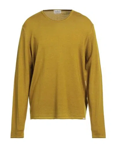 BROOKSFIELD BROOKSFIELD MAN SWEATER MUSTARD SIZE 44 VIRGIN WOOL