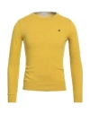 Brooksfield Man Sweater Mustard Size 50 Virgin Wool In Yellow