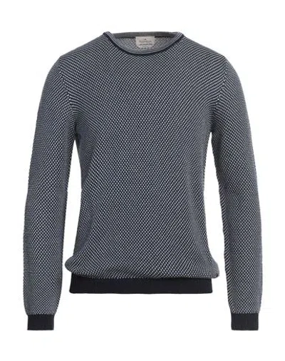 Brooksfield Man Sweater Navy Size 46 Cotton
