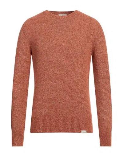 BROOKSFIELD BROOKSFIELD MAN SWEATER ORANGE SIZE 42 VIRGIN WOOL, POLYAMIDE