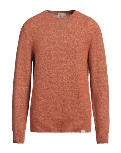 BROOKSFIELD BROOKSFIELD MAN SWEATER ORANGE SIZE 44 VIRGIN WOOL, POLYAMIDE