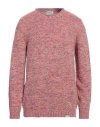 Brooksfield Man Sweater Red Size 42 Polyamide, Cotton, Wool, Viscose, Cashmere In Red