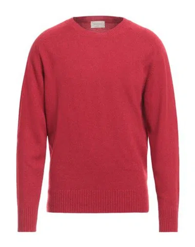 Brooksfield Man Sweater Red Size 44 Cashmere