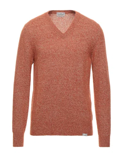 Brooksfield Sweaters In Rust
