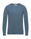 Brooksfield Sweaters In Slate Blue