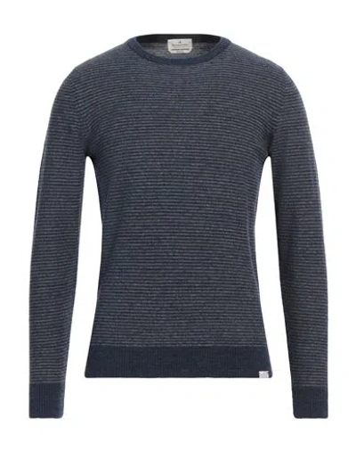 BROOKSFIELD BROOKSFIELD MAN SWEATER SLATE BLUE SIZE 44 WOOL, POLYAMIDE