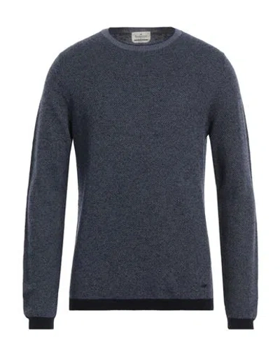 BROOKSFIELD BROOKSFIELD MAN SWEATER SLATE BLUE SIZE 48 WOOL, POLYAMIDE