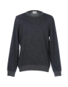 Brooksfield Man Sweater Steel Grey Size 46 Virgin Wool