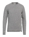 Brooksfield Man Sweater Charcoal Size 44 Virgin Wool, Polyamide In Grey