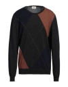 Brooksfield Man Sweater Steel Grey Size 48 Wool