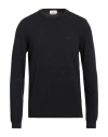 Brooksfield Man Sweater Charcoal Size 48 Wool, Polyamide In Grey