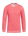 Brooksfield Man Sweater Tomato Red Size 46 Cotton