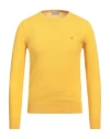 Brooksfield Man Sweater Yellow Size 48 Virgin Wool