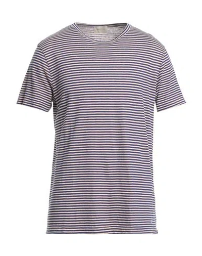 Brooksfield Man T-shirt Blue Size S Linen, Cotton