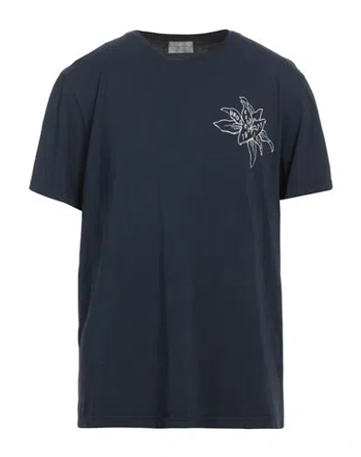 Brooksfield Man T-shirt Midnight Blue Size Xl Cotton