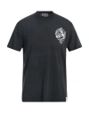 Brooksfield Man T-shirt Steel Grey Size L Cotton In Grey