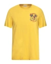 Brooksfield Man T-shirt Yellow Size 3xl Cotton In Yellow
