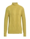 Brooksfield Man Turtleneck Acid Green Size 40 Polyamide, Viscose, Wool, Cashmere