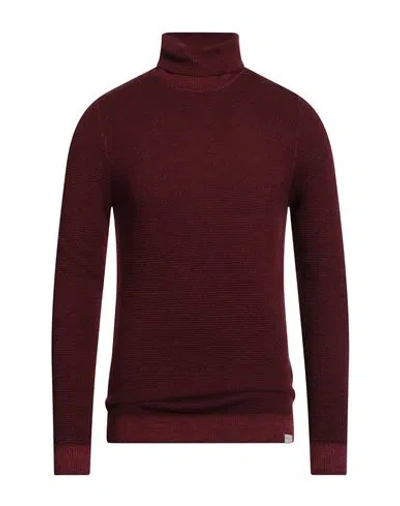 BROOKSFIELD BROOKSFIELD MAN TURTLENECK BURGUNDY SIZE 40 VIRGIN WOOL