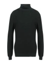 Brooksfield Man Turtleneck Dark Green Size 44 Virgin Wool