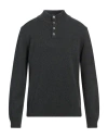 Brooksfield Man Turtleneck Dark Green Size 46 Wool In Green