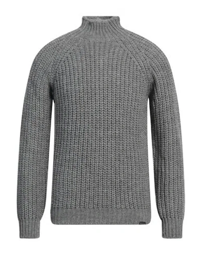 BROOKSFIELD BROOKSFIELD MAN TURTLENECK GREY SIZE 40 ACRYLIC, ALPACA WOOL, WOOL